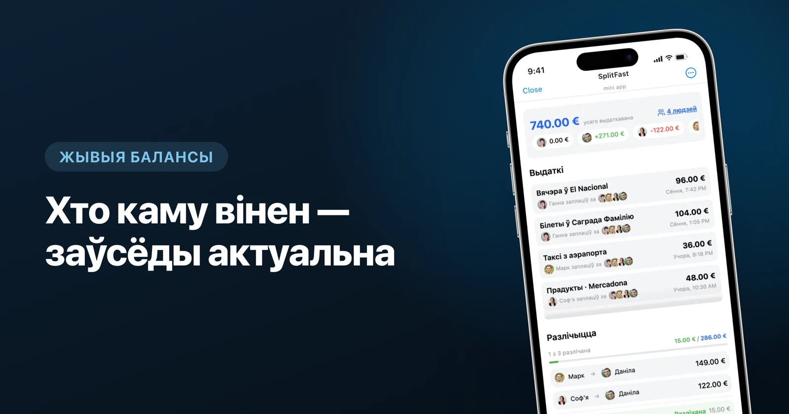 Лепшыя альтэрнатывы Splitwise ў 2026: параўнанне бясплатных варыянтаў